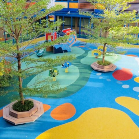 Sàn nhựa chống trượt hồ bơi ngoài trời